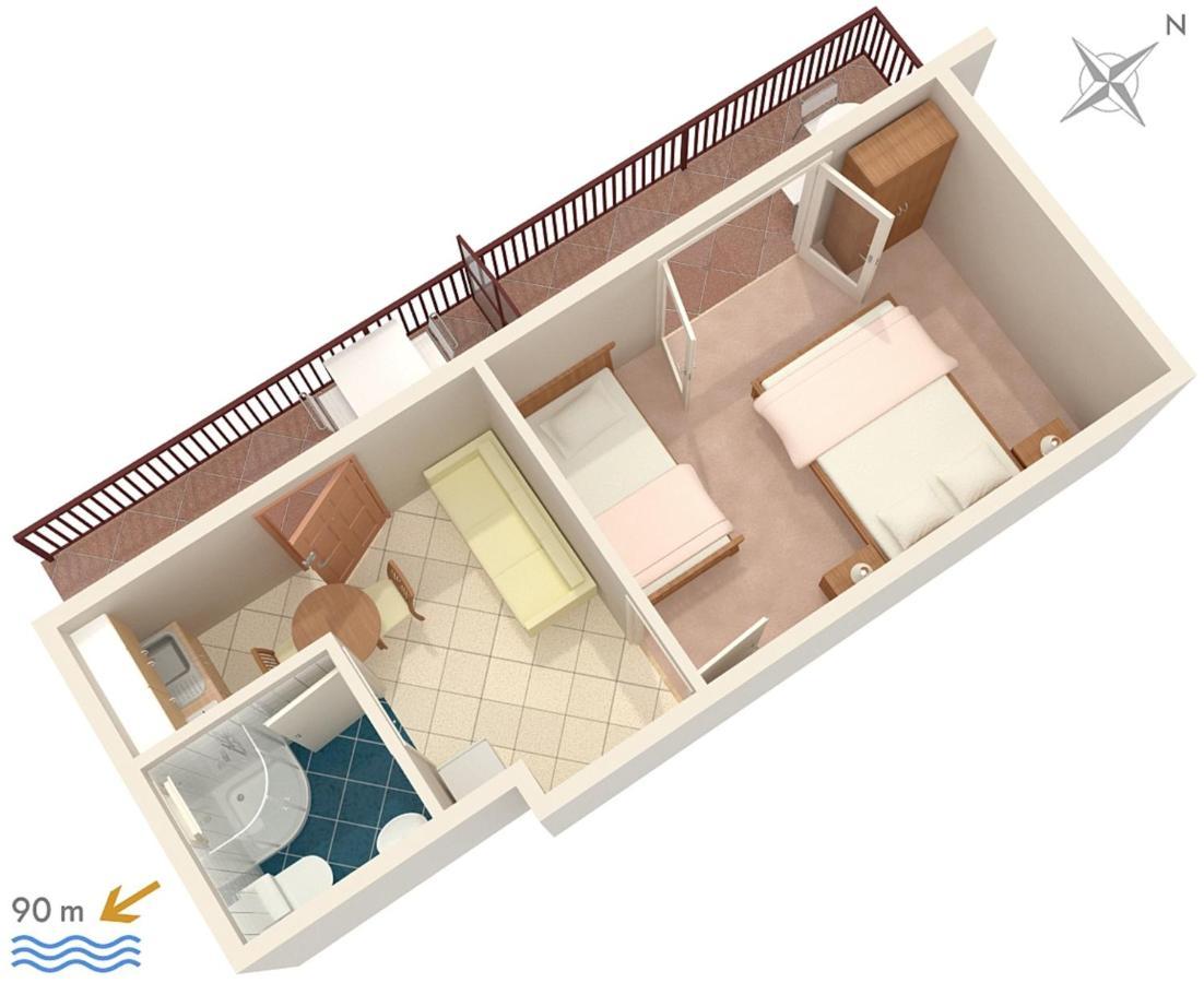 Apartments By The Sea Podaca, Makarska - 2783 Exterior foto